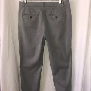 Gray, cotton/polyester blend 8p Banana Republic pants